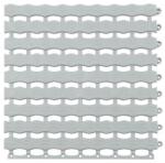 Plastex Beltéri tisztítószőnyeg Herontile, csempe 33 x 33 cm, szürke