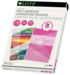 Leitz A4 125 mikronos fényes lamináló tasakok, 100 db, öntapadós