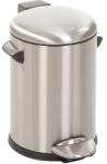 EKO Belle Delux pedálos szemetes, 3 l, matt rozsdamentes acél