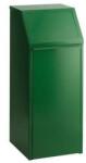 Kovona Fém szemetes kosár szelektív hulladékhoz, 45 l térfogat, zöld