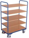 Cordes Magas polcos kocsi, 250 kg-ig, 5 polcos, 153 x 126 x 80 cm, kék