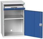 Bott alacsony számítógép szekrény, 100 x 65 x 55 cm, szürke-kék