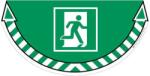 CEP Padlójelzések - félkör - vészkijárat