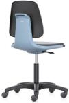 Bimossa Munkaszék Bimos Labsit 9123, háttámla Flex 3D funkcióval, poliuretán, műanyag kereszt, kék/antracit