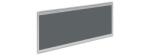 Alfa Office Alfa 600 asztalparaván, 120 x 37 cm, szürke
