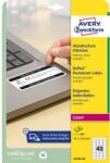 Avery-Zweckform öntapadós címke eltávolítás elleni védelemmel, matt, fehér, 45, 7 x 25, 4 mm