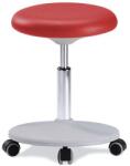 Bimossa Munkaszék Bimos Labster 9107 kerekekkel, műbőr, piros