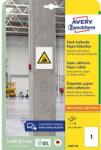 Avery Zweckform öntapadós címke kiváló tapadóképességgel, papír, fehér