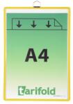 Djois Bemutatótábla Tarifold A4, fÜllel, sárga