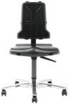 Bimossa Műhelyszék Bimos Sintec 9816 kerekekkel, szövet, fekete
