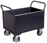 Cordes Platform kocsi két fogantyúval, teljesen párnázott és oldalfalakkal, 1000 kg-ig, 101, 5 x 179, 5 x 80 cm, szürke