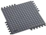 Notrax De-Flex rakodópadló, 450 x 450 x19 mm, nitril, antisztatikus ESD, fekete, 1 db-os csomag