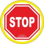 Novap Jól látható Behajtani Tilos tábla - Stop - Javítva