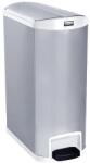 Rubbermaid Slim Jim Step On End Step szemeteskuka, 90 l, matt rozsdamentes acél, fehér