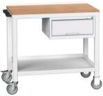 bott Mobil műhelyasztal Bott Verso Weld, 93 x 100 x 60 cm, 1 fiókos, multiplex, szürke-szürke