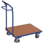 Cordes Platformkocsi fogantyúval és kézifékkel, 250 kg-ig, 94, 5 x 60 x 101, 5 cm, kék