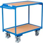 Variofit Polcos kocsi fogantyúval, 250 kg-ig, 2 polc, 85 x 102, 5 x 52, 5 cm, kék