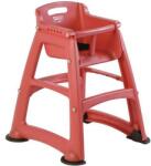 Rubbermaid „Sturdy Chair gyerek etetőszék, piros