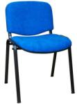 ALBA CR ISO Velours Black konferenciaszék, kék