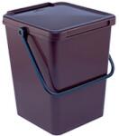 VEPA BINS Minimax szögletes szemetes élelmiszer-hulladékhoz, 10 l, gesztenyebarna