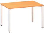 Alfa Office Alfa 200 irodai asztal, 120 x 80 x 74, 2 cm, egyenes kivitel, bükk Bavaria mintázat, RAL9010