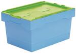 UTZ Műanyag szállítódoboz színes burkolattal, 55 l, zöld