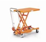 Bishamon mobil hidraulikus emelőasztal, 150 kg-ig, lemez 70 x 45 cm