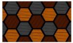 Notrax Déco Design Imperial Honeycomb beltéri tisztítószőnyeg, barna, 120 x 180 cm