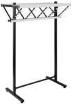 Gardelux By Hermeta Gardelux soros rack polccal, kétoldalas, szélessége 120 cm