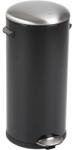EKO Belle Delux pedálos szemetes, 30 l, fekete/rozsdamentes acél