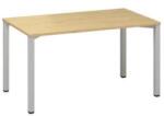 Alfa Office Alfa 200 irodai asztal, 140 x 80 x 74, 2 cm, egyenes kivitel, vadkörte mintázat, RAL9022