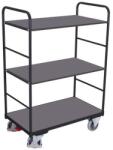 Cordes Magas polcos kocsi, 250 kg-ig, 3 polcos, 153 x 106 x 60 cm, szürke