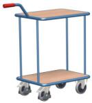 Variofit Polcos kocsi fogantyúval, 200 kg-ig, 2 polc, 91 x 94 x 45, 5 cm, kék