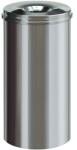 V-Part Tűzálló papírszemetes, rozsdamentes acél, 50 l