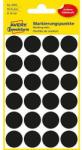 Avery-Zweckform kerek öntapadós címke, papír, átmérő: 18 mm, fekete