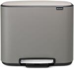 Brabantia Bo pedálos szemetes, 36 l, szürke, Brabantia