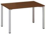 Alfa Office Alfa 200 irodai asztal, 120 x 80 x 74, 2 cm, egyenes kivitel, dió mintázat, RAL9022