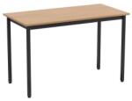 Perfecta Többcélú Perfecta asztal, 120 x 60 cm, bükk/fekete