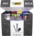BIC dobozom, szett 124 író és javító termékkel