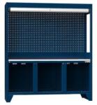 POLAK Vizsgáló munkaállomás, 1800 x 600 x 2030 mm, sötétkék