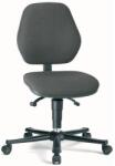 Bimossa Antisztatikus ESD munkaszék Bimos Basic 9151E kerekekkel, lábtartó nélkül, szövet, alacsony háttámla, szürke