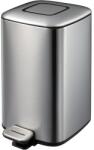 EKO Regent Step Bin szemetes, 12 l, matt rozsdamentes acél - EKO