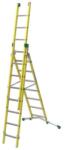 FACAL Kitolható üveglaminát létra Facal, 8 + 8 + 7 létrafok