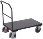 Cordes Platform kocsi fogantyúval, 400 kg-ig, 97, 5 x 97, 5 x 50 cm, szürke