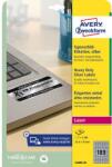 Avery-Zweckform öntapadós címke, matt, ezüst, 25, 4 x 10 mm