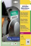 Avery Zweckform tartós, öntapadós címke, matt, fehér, 45, 7 x 21, 2 mm