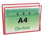 Tarifold Bemutatótábla Tarifold A4, két fÜllel, piros