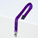 Avery Motif nyakpánt karabinerrel, 10 db, lila
