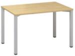 Alfa Office Alfa 200 irodai asztal, 120 x 80 x 74, 2 cm, egyenes kivitel, vadkörte mintázat, RAL9022