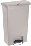 Rubbermaid Slim Jim Step On Front Step szemeteskuka, műanyag, 50 l, bézs